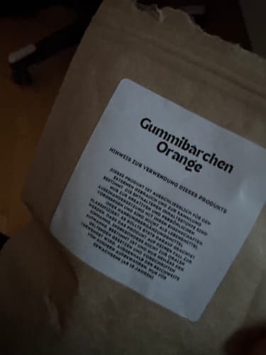 Customer photo review of THC Gummibärchen Orange