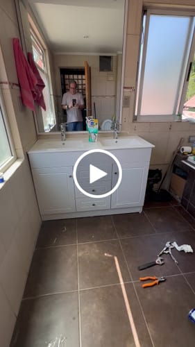 Customer video review of Kit Mueble + Vanitorio Blanco Doble 120x80x47cm