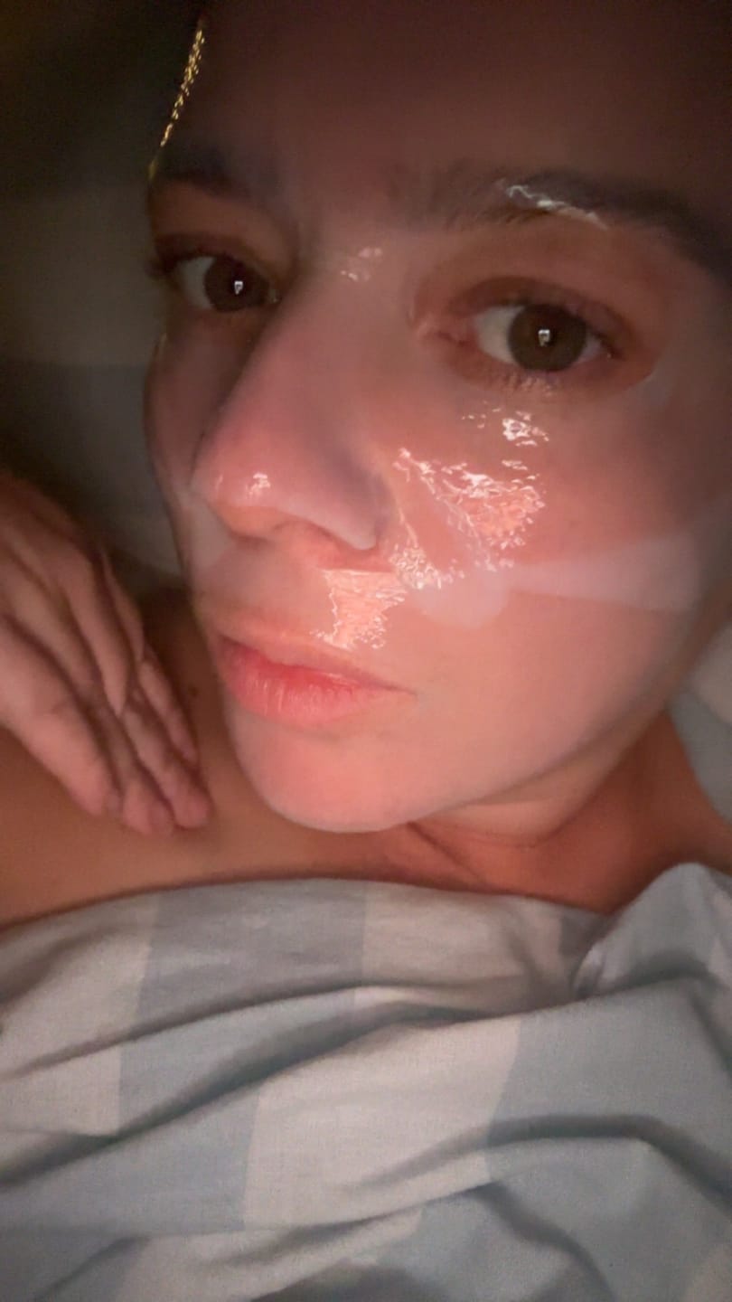 Customer photo review of The Naked Skin Bio-Collagen Mask