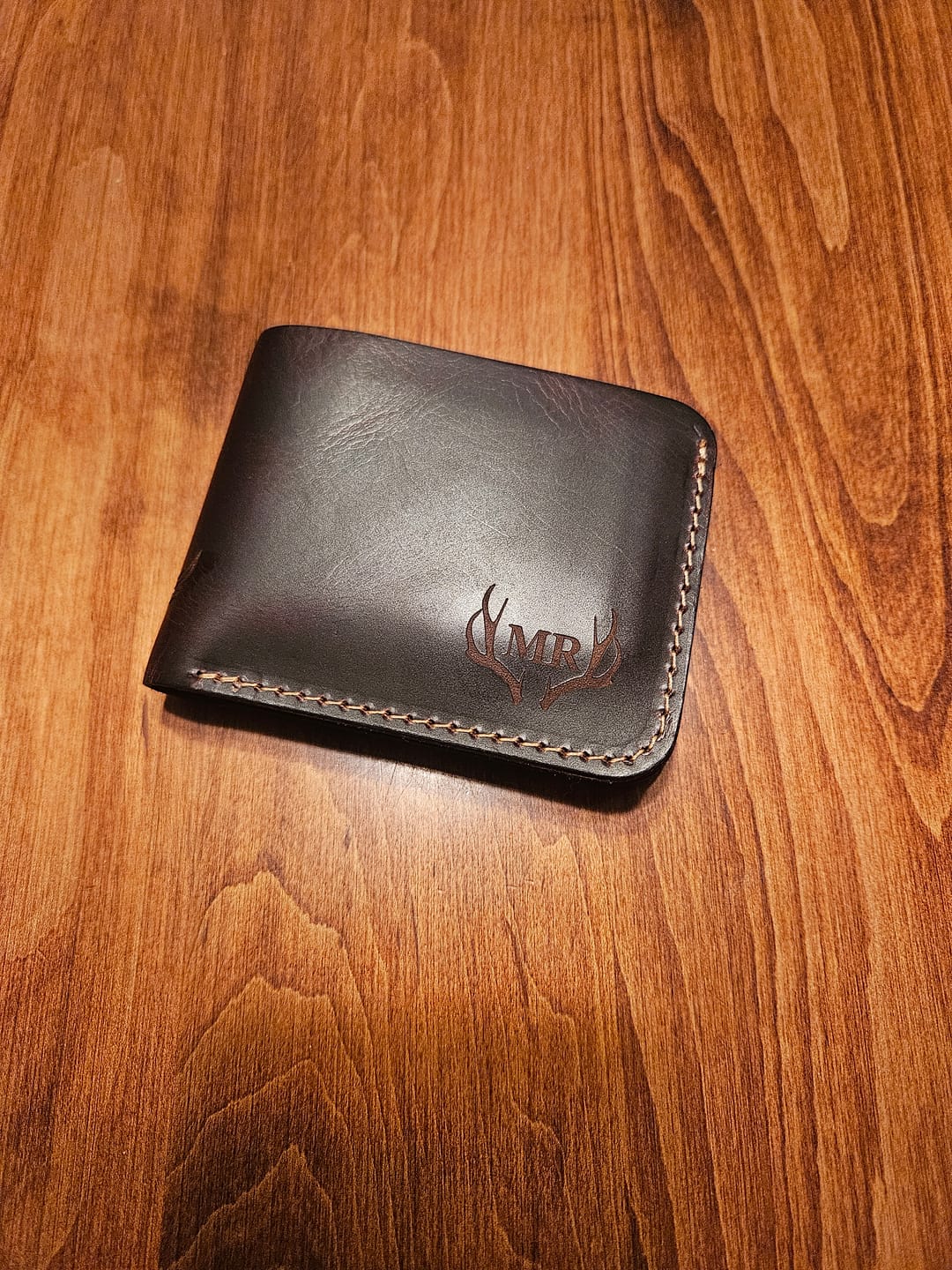 Customer photo review of Rio Grande Bifold Wallet - Full Grain Leather | Handmade in Texas