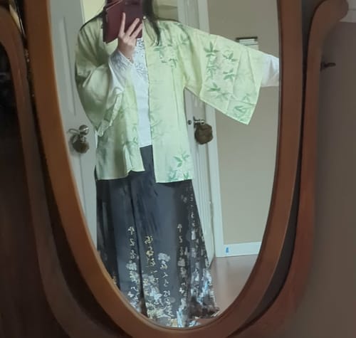 Customer photo review of Xia Yan 夏宴 Summer Banquet Song Dynasty Feijixiu Heling Various Patterned Tops