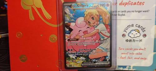 Customer photo review of Pokemon Mega Evolution Ascended Heroes Tech Sticker Collection (Limit 1 of each)