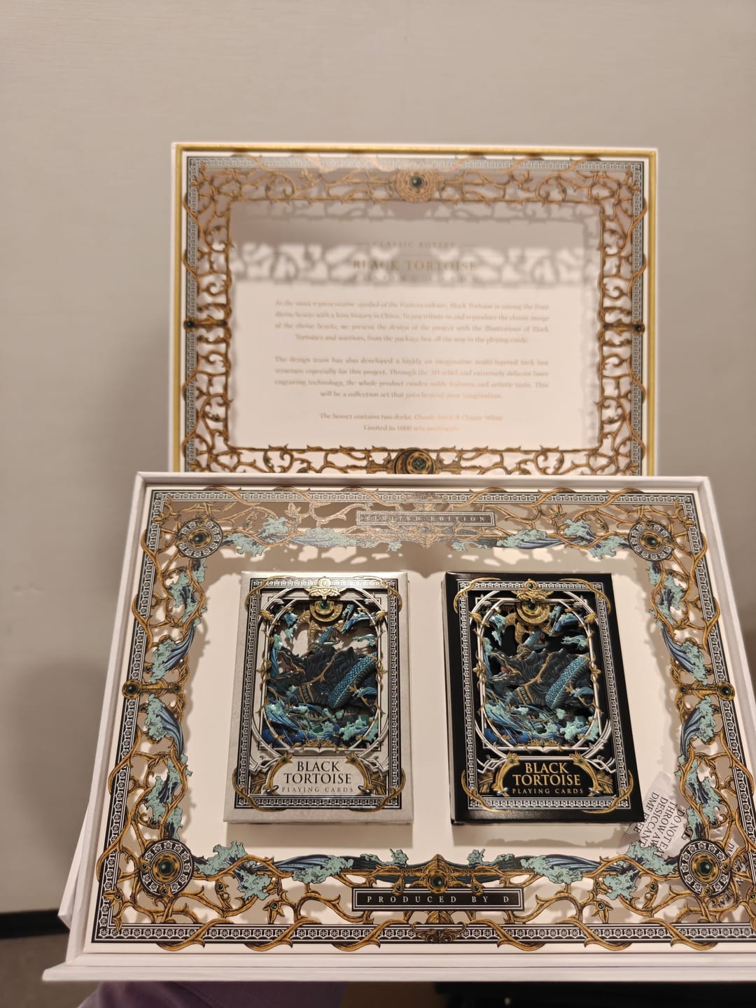 Customer photo review of Black Tortoise Playing Cards by ARK