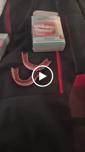 Customer video review of 🦷  Fit Full Functional DenturesMake you more confident-Made in the USA & FDA-Certified