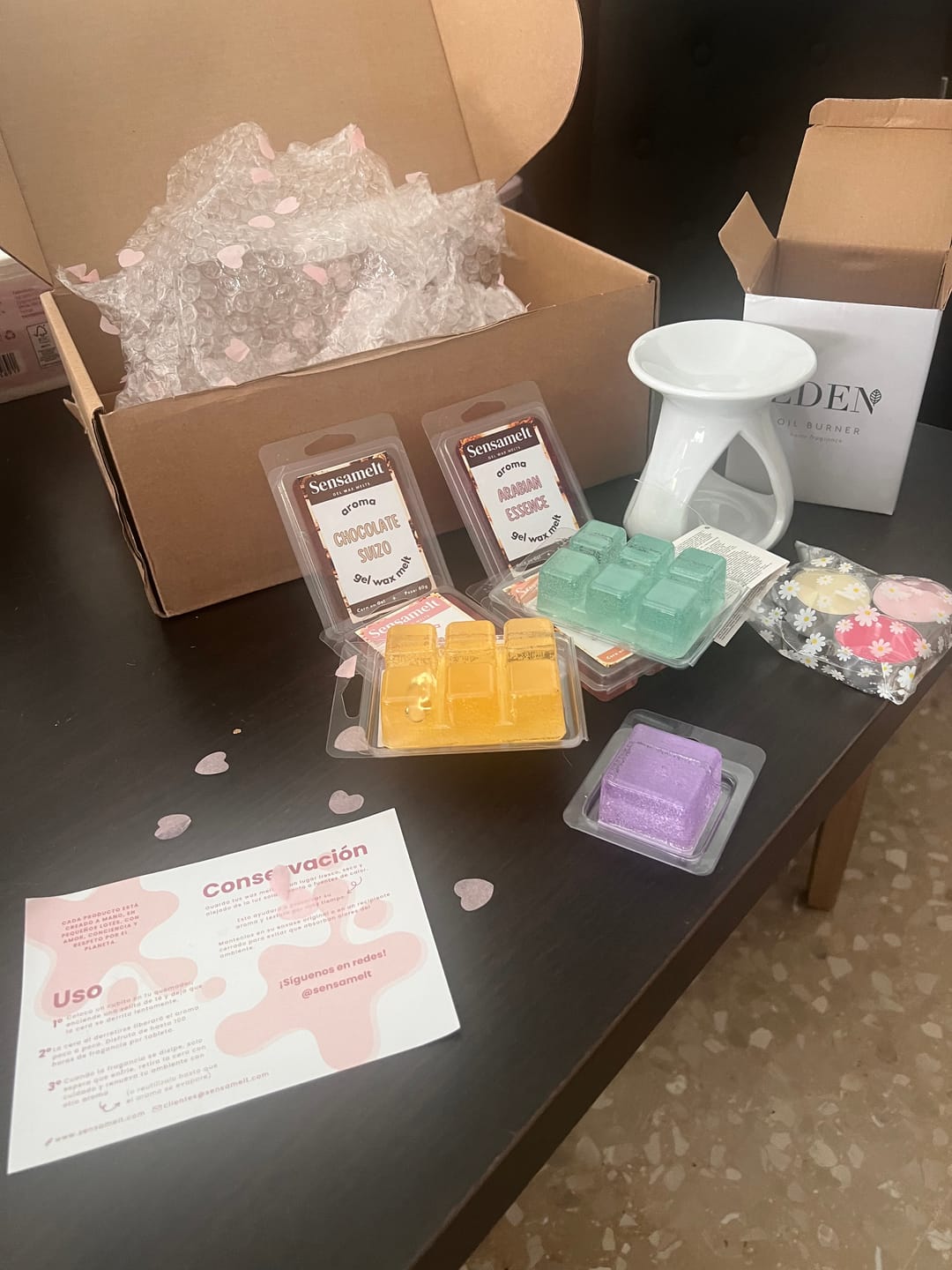 Customer photo review of Kit Ritual de Amor – Edición San Valentín