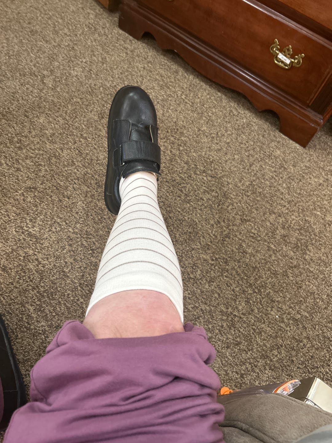 Customer photo review of Everstride™ Bamboo Compression Socks