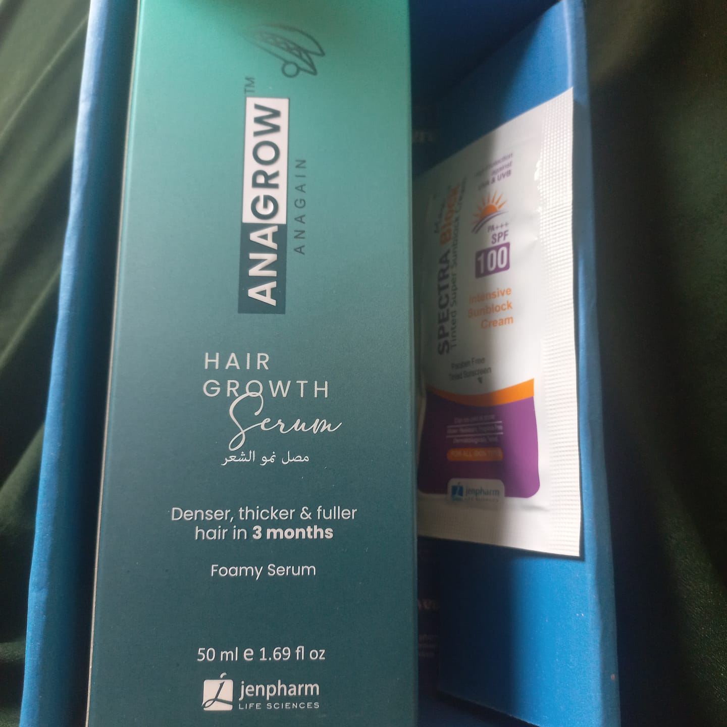 Customer photo review of Anagrow Hair Serum