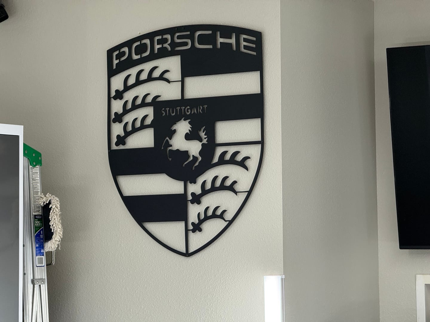 Customer photo review of Porsche Metal Car Emblem