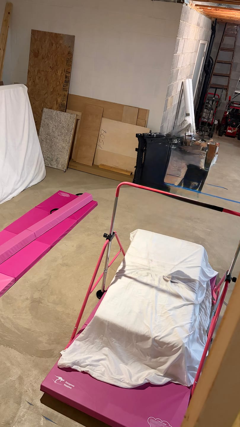 Customer photo review of 8FT Folding Gymnastics Balance Beam for Kids