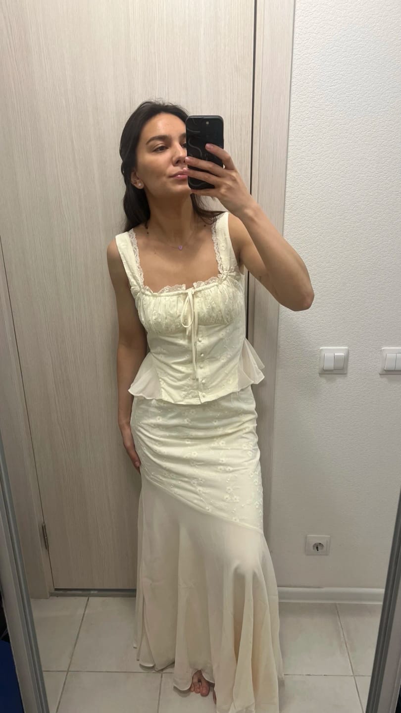 Customer photo review of Esther Mermaid Skirt Set