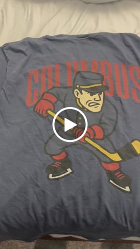 Customer video review of Columbus Hockey v1 T-Shirt