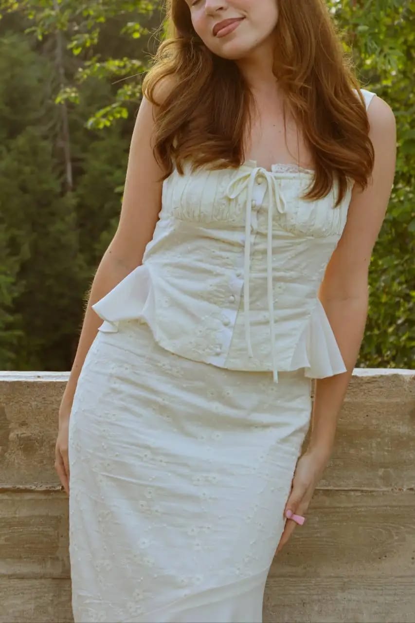 Customer photo review of Esther Mermaid Skirt Set