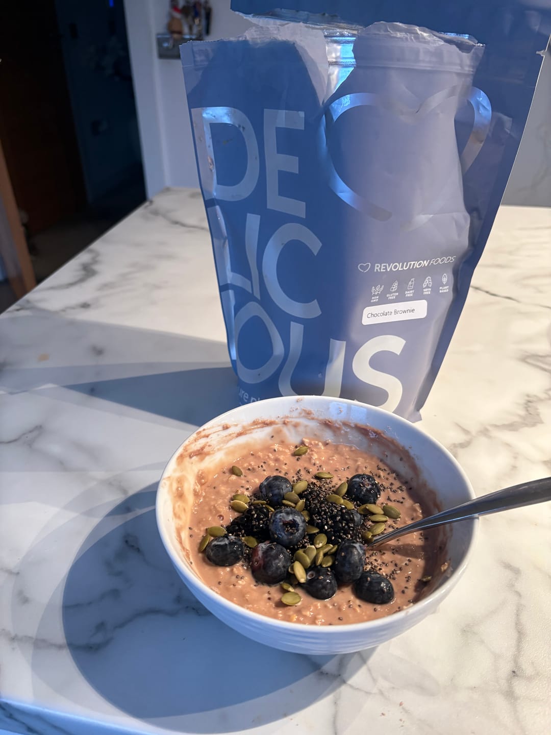 Customer photo review of Delicious Protein Shake