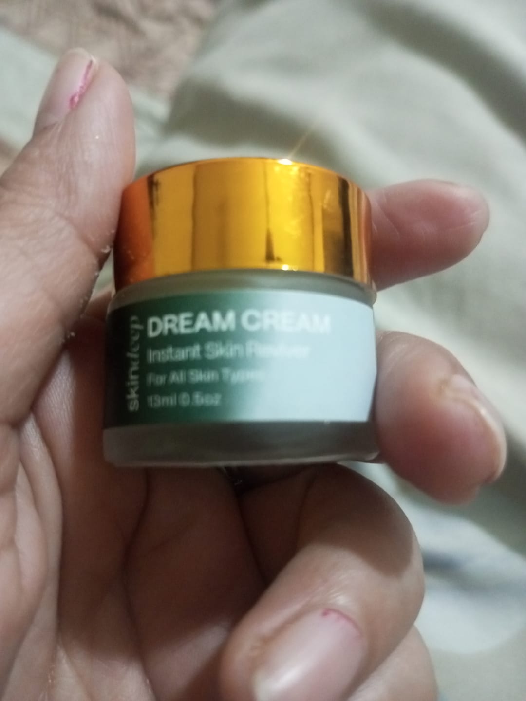 Customer photo review of DREAM CREAM - Instant Skin Reviver