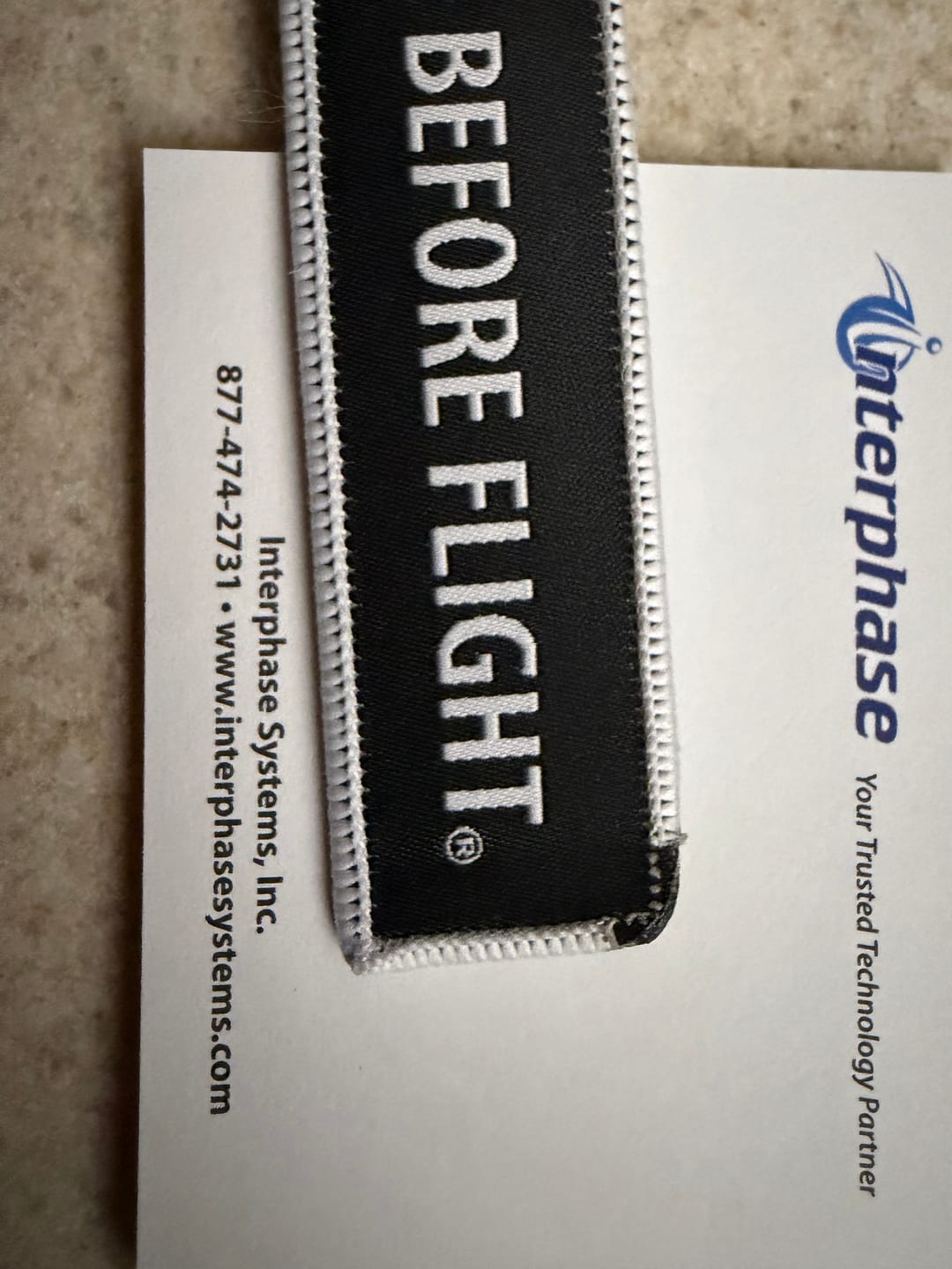 Customer photo review of Hard Days - Flight Tag