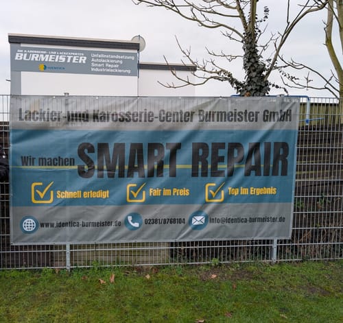 Customer photo review of Bauzaunplane inkl. Druck