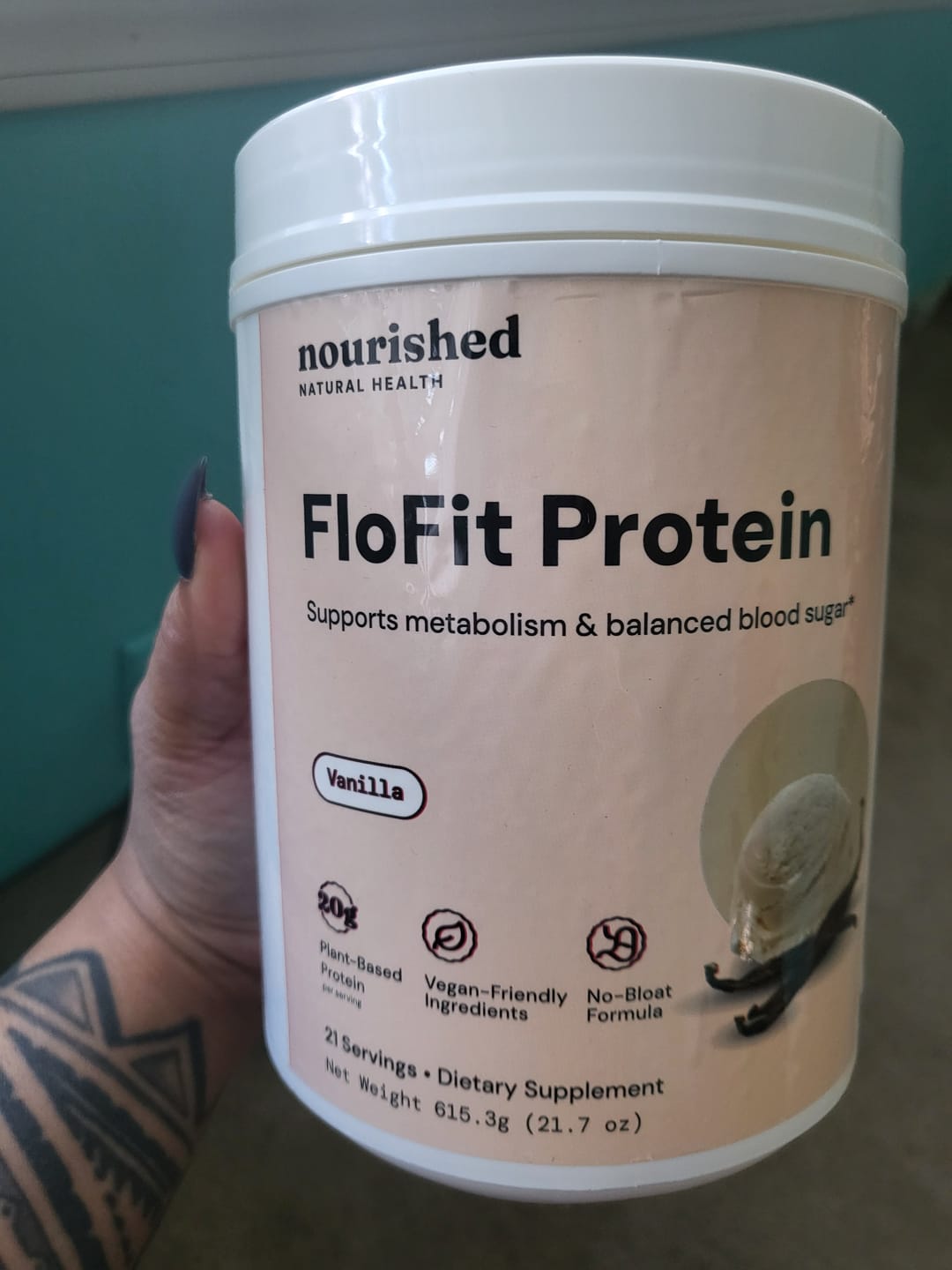 Customer photo review of FloFit Protein