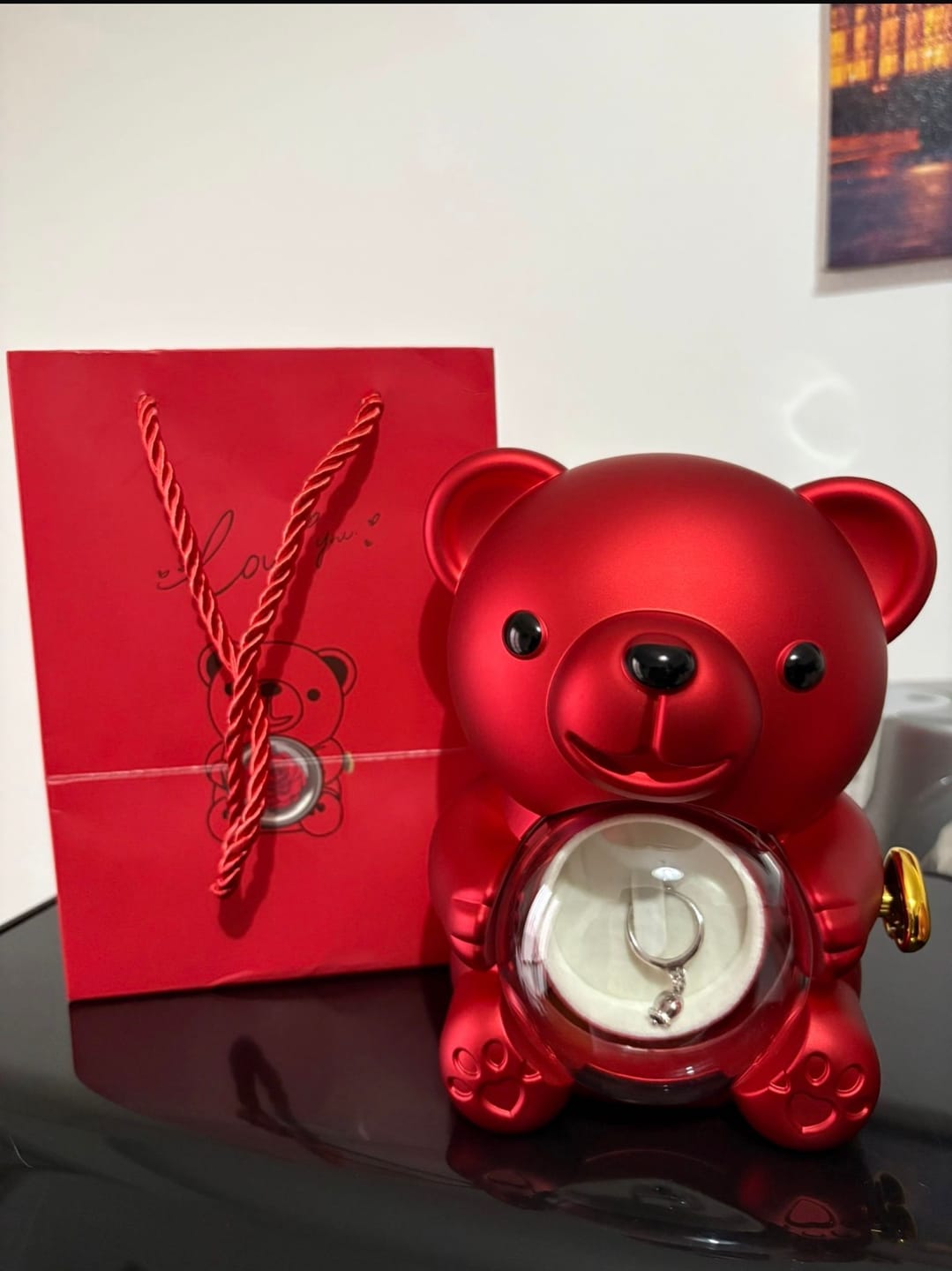 Customer photo review of Anello Campanella in Argento 925 e zirconi  TIZ CAMPAN 03