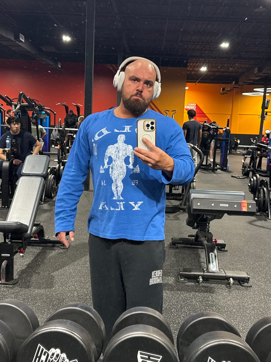 Customer photo review of 8047 - Gold's Gym Thermal Longsleeves