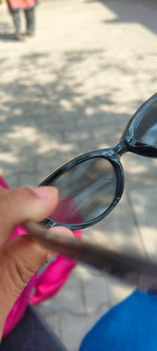 Customer photo review of Riley Cat-Eye Framed Sunglasses
