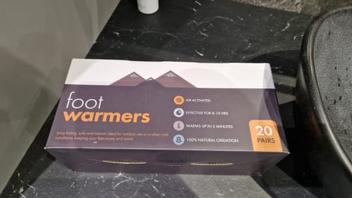 Customer photo review of Pėdų šiltukai (vidpadžiai) Foot warmers