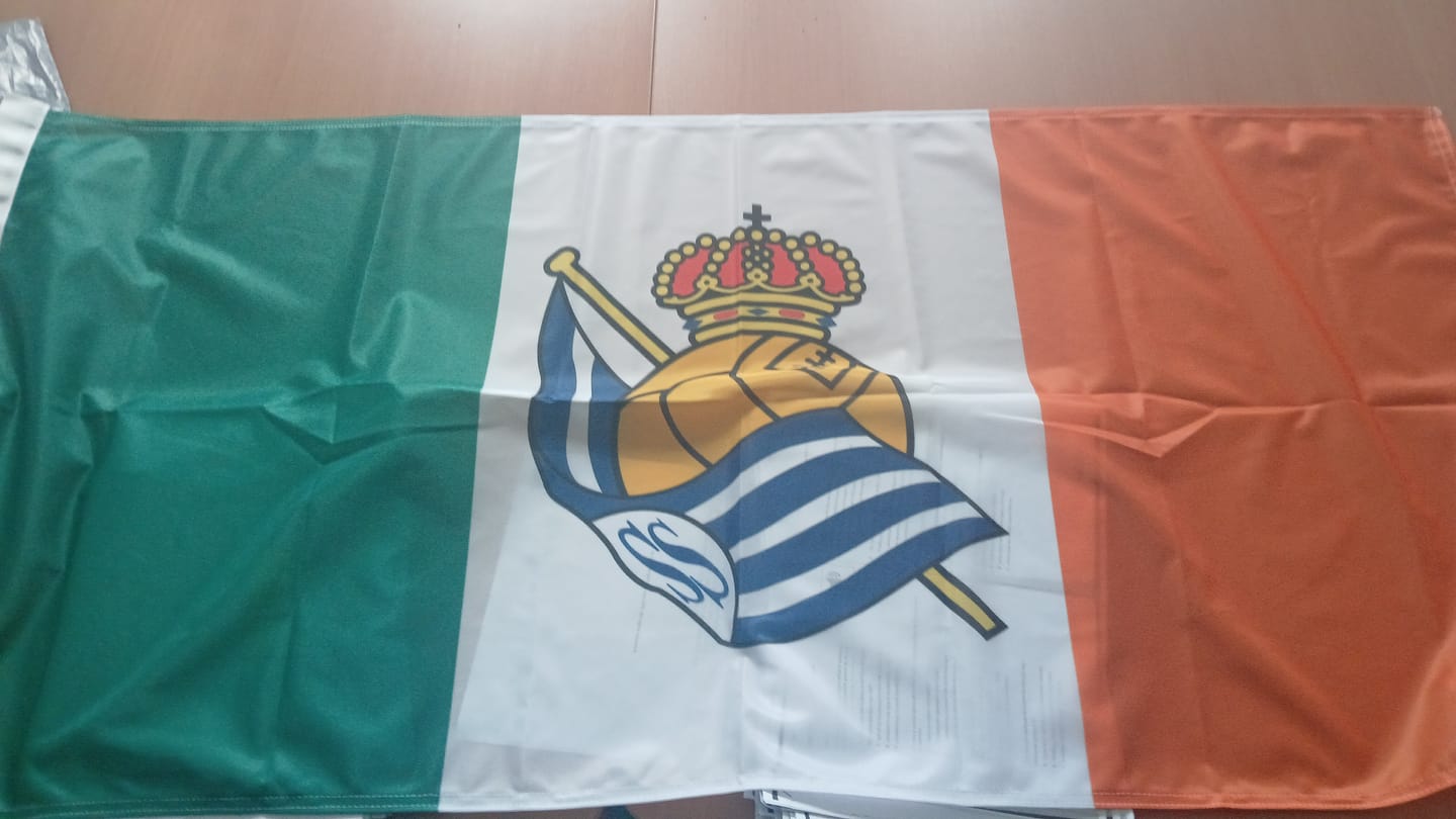 Customer photo review of Personalised Standard Flag