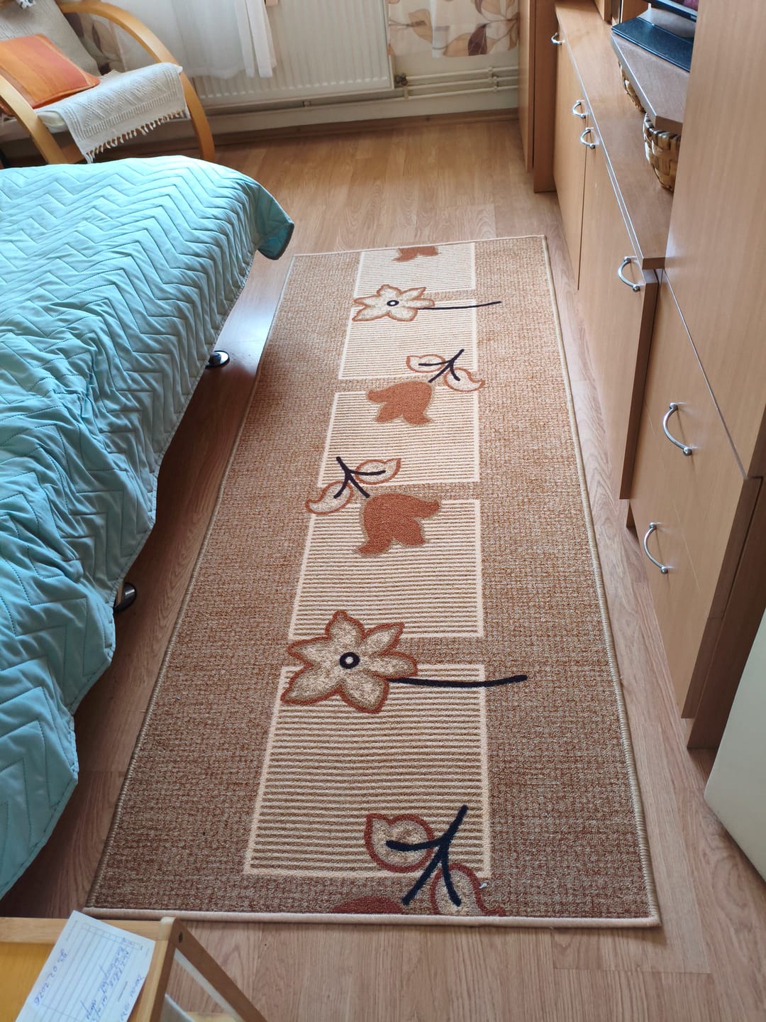 Customer photo review of Traversa antiderapanta imprimata Tulip, subtire, latime 80 cm (surfilata)