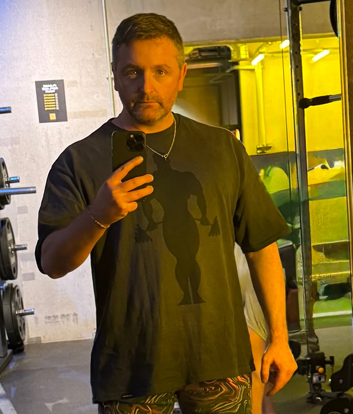 Customer photo review of 4285 - Gold's Iron Legacy Shadow Tees
