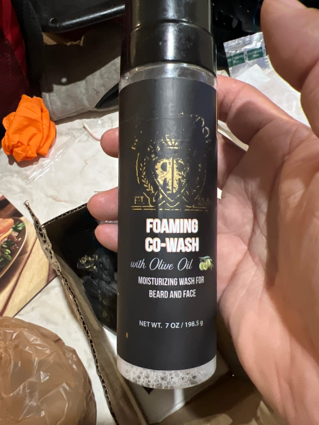 Customer photo review of Foaming Co-wash