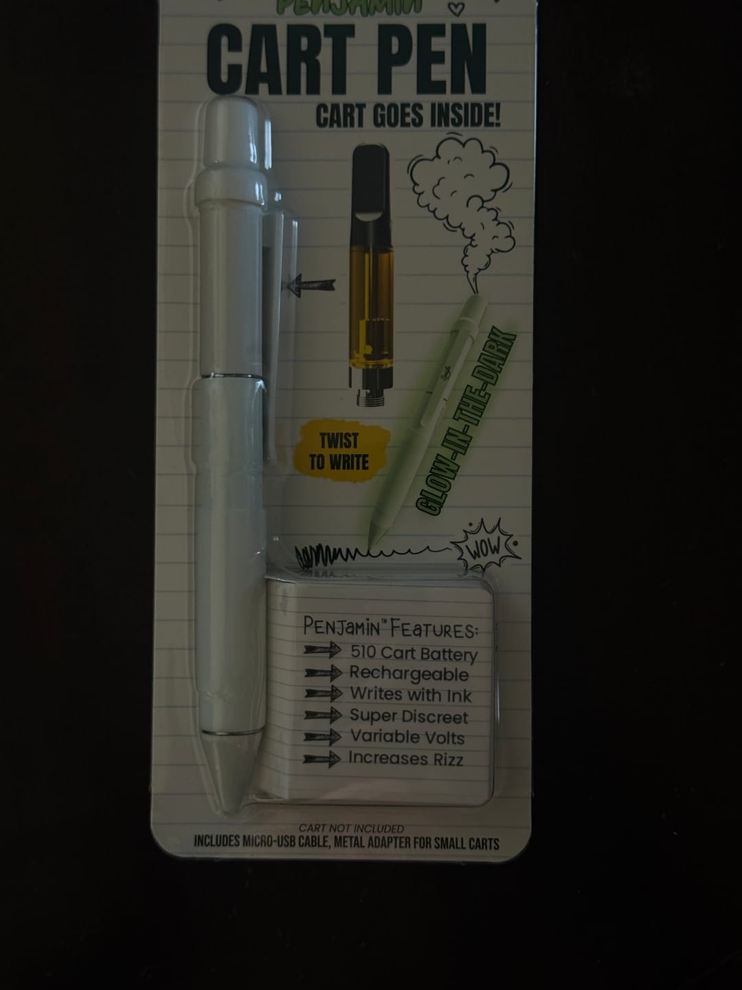 Customer photo review of Penjamin Cart Pen Ink Replacement (2 Pack)