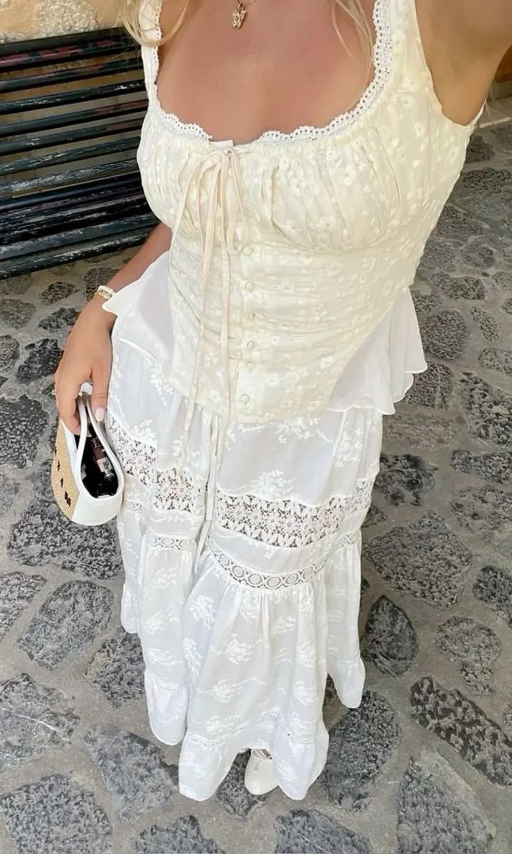 Customer photo review of Esther Mermaid Skirt Set