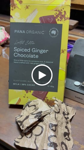 Customer video review of Spiced Ginger Chocolate Block – Limited Edition