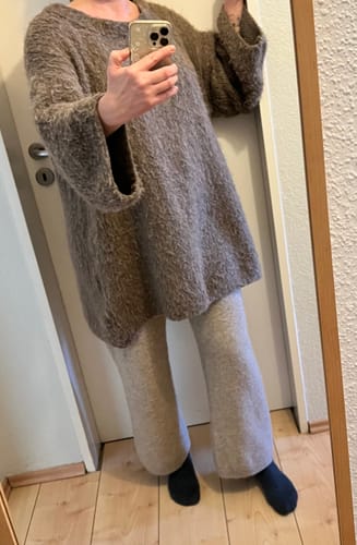 Customer photo review of Longpullover FUZZY FEELING - versch. Farben SUPER SALE