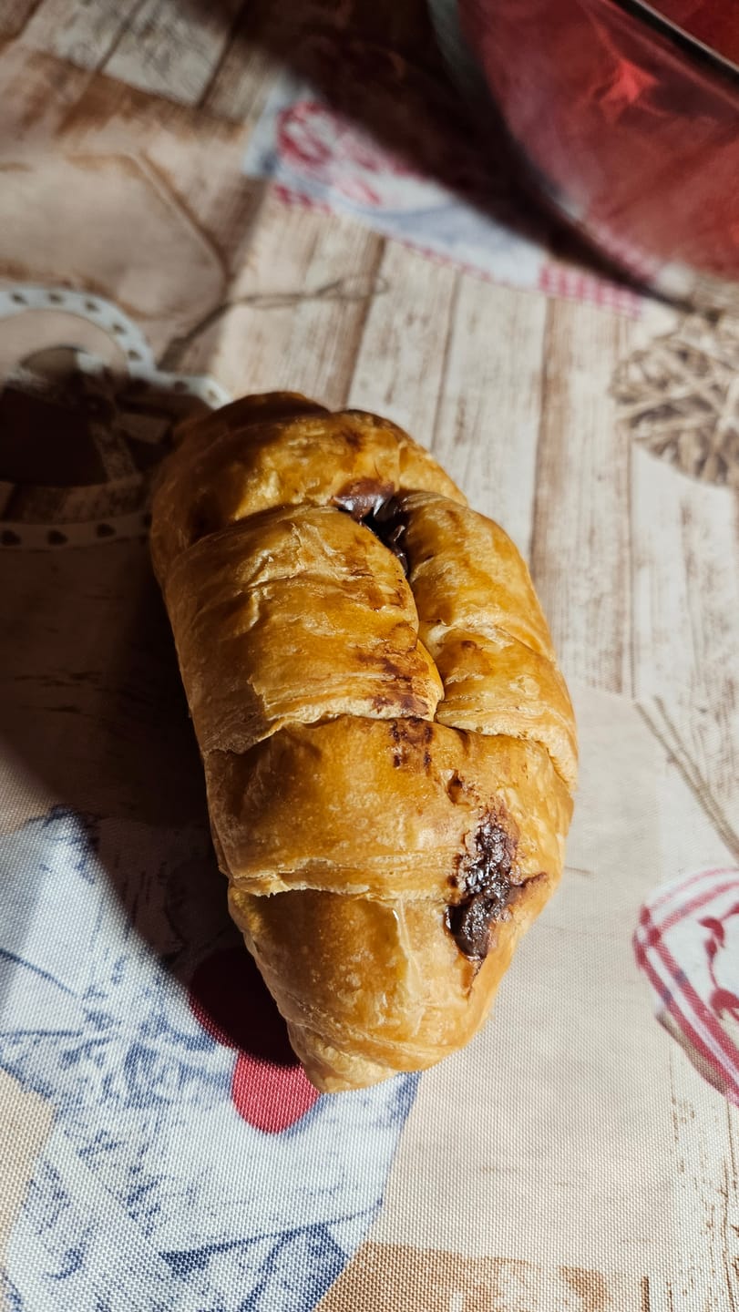 Customer photo review of 15 Cornetti proteici ripieni di crema alla nocciola
