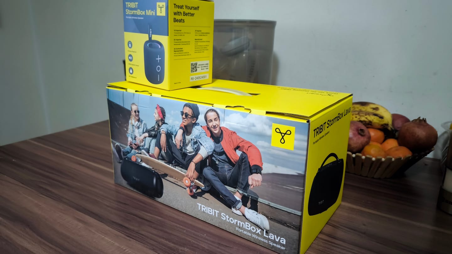 Customer photo review of TRIBIT StormBox Lava Portable Bluetooth Speaker