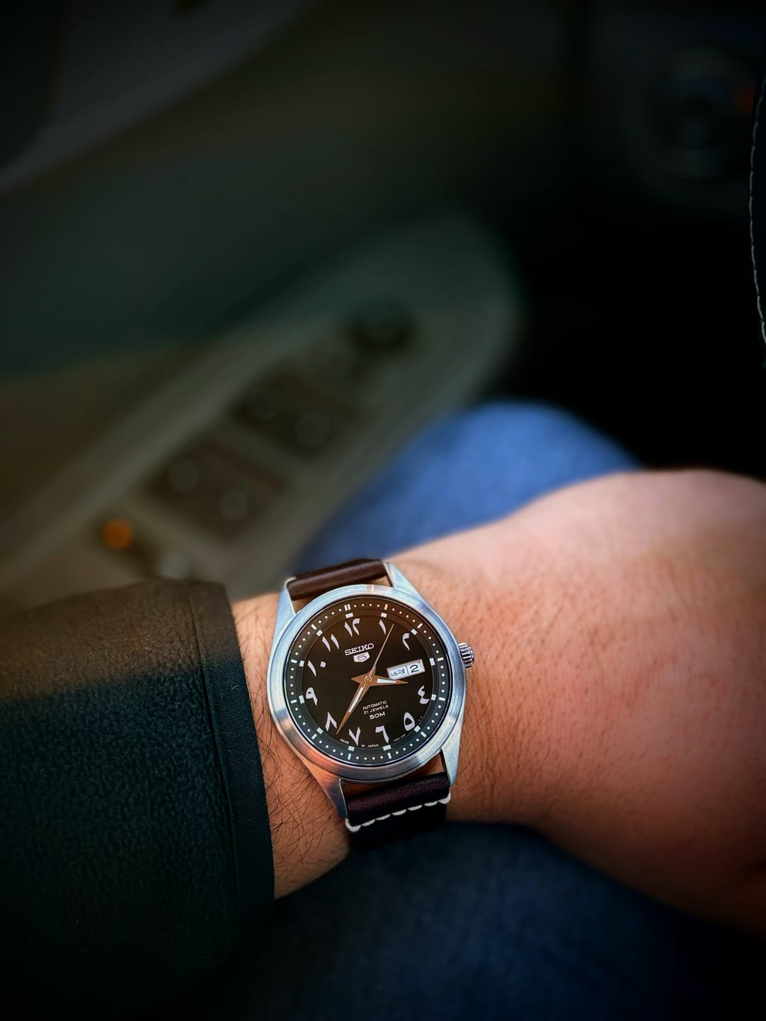 Customer photo review of Jedburgh 2.0 Leather Watch Strap