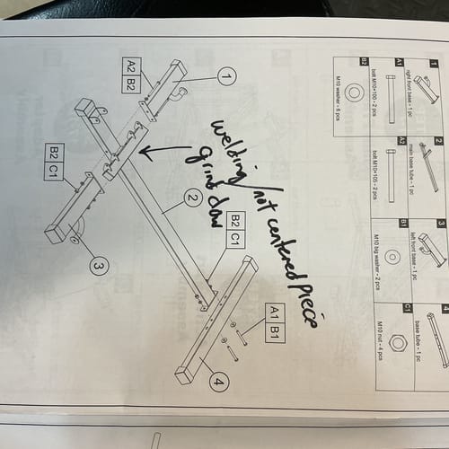 Customer photo review of Compact Leg Sled Hack Squat Machine LP10