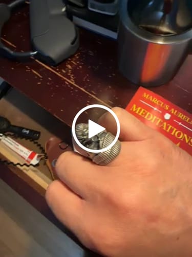 Customer video review of Cigar Skull Ring