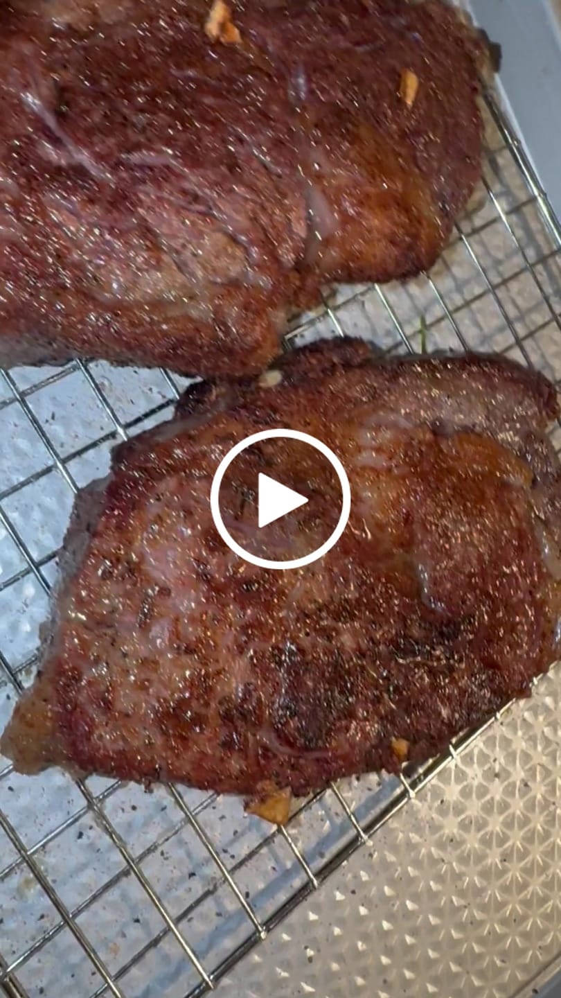 Customer video review of Dry Aged Ribeye, Black Angus USDA Prime (16oz boneless)