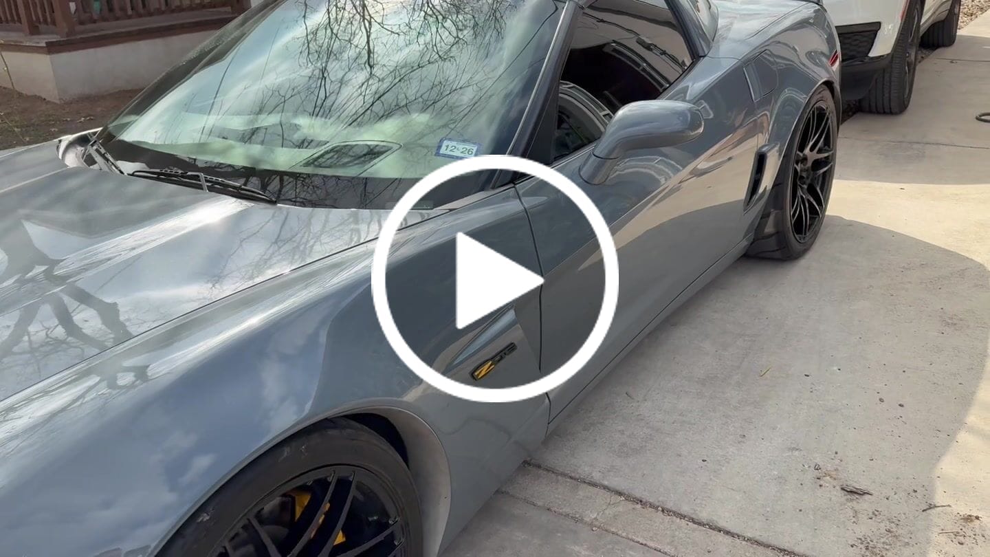 Customer video review of Corvette C6 ZR1 Extended Rear Trunk Spoiler