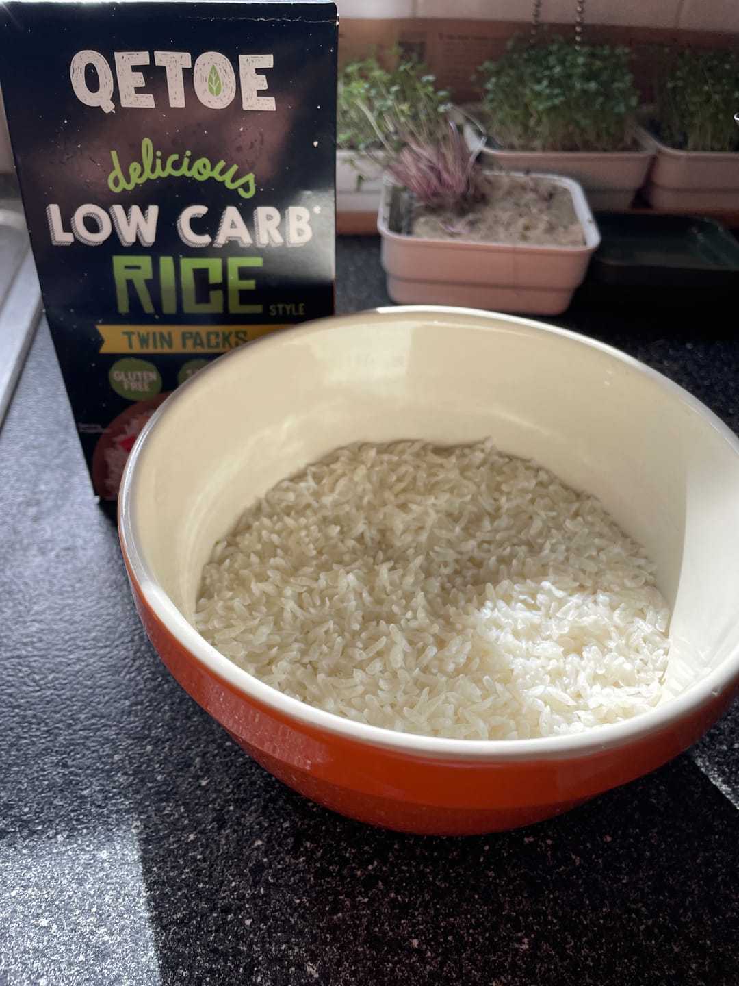 Customer photo review of Qetoe Low Carb Rice BULK VALUE 10 X TWIN PACKS