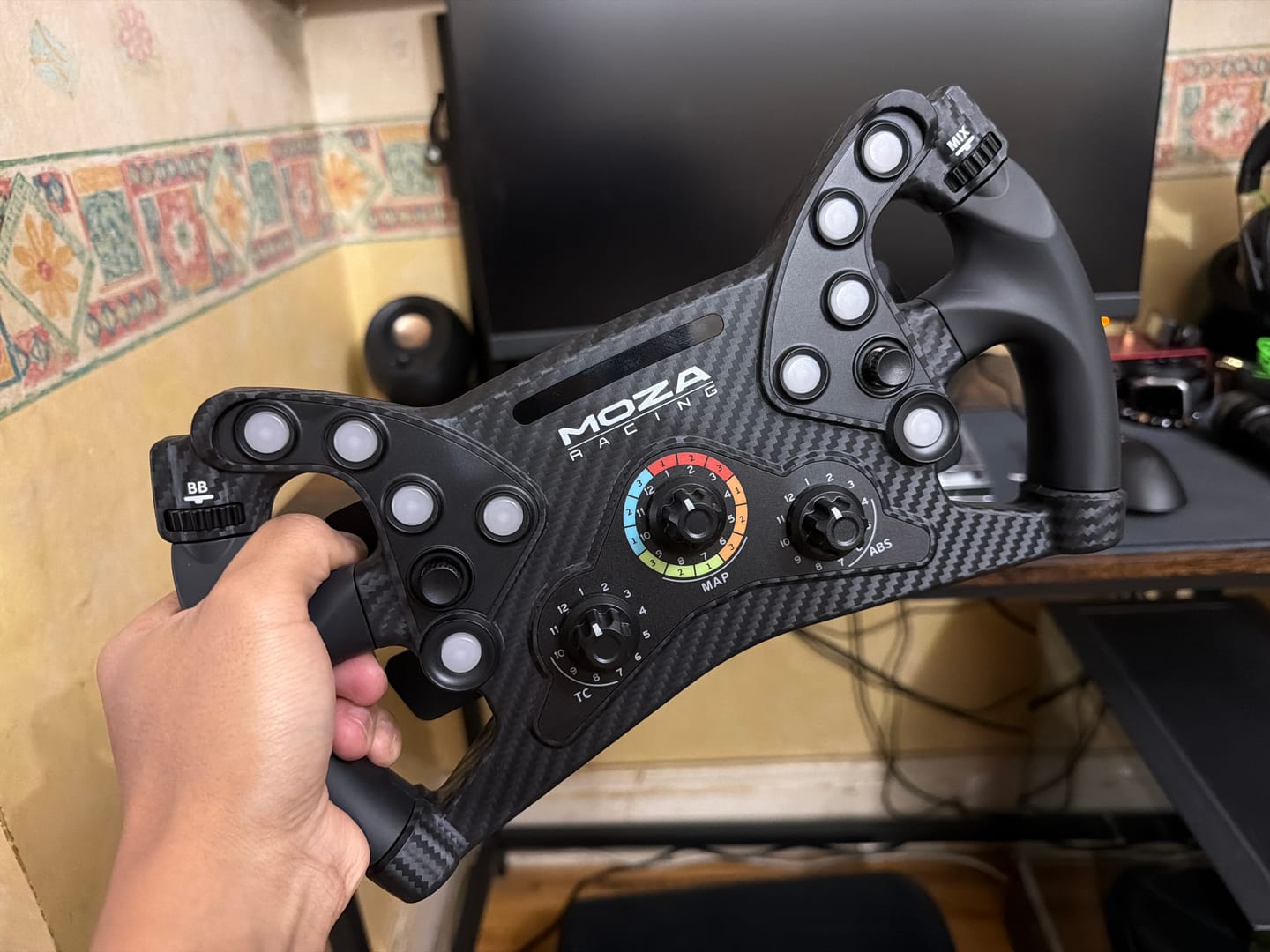 Customer photo review of MOZA RACING KS Steering Wheel
