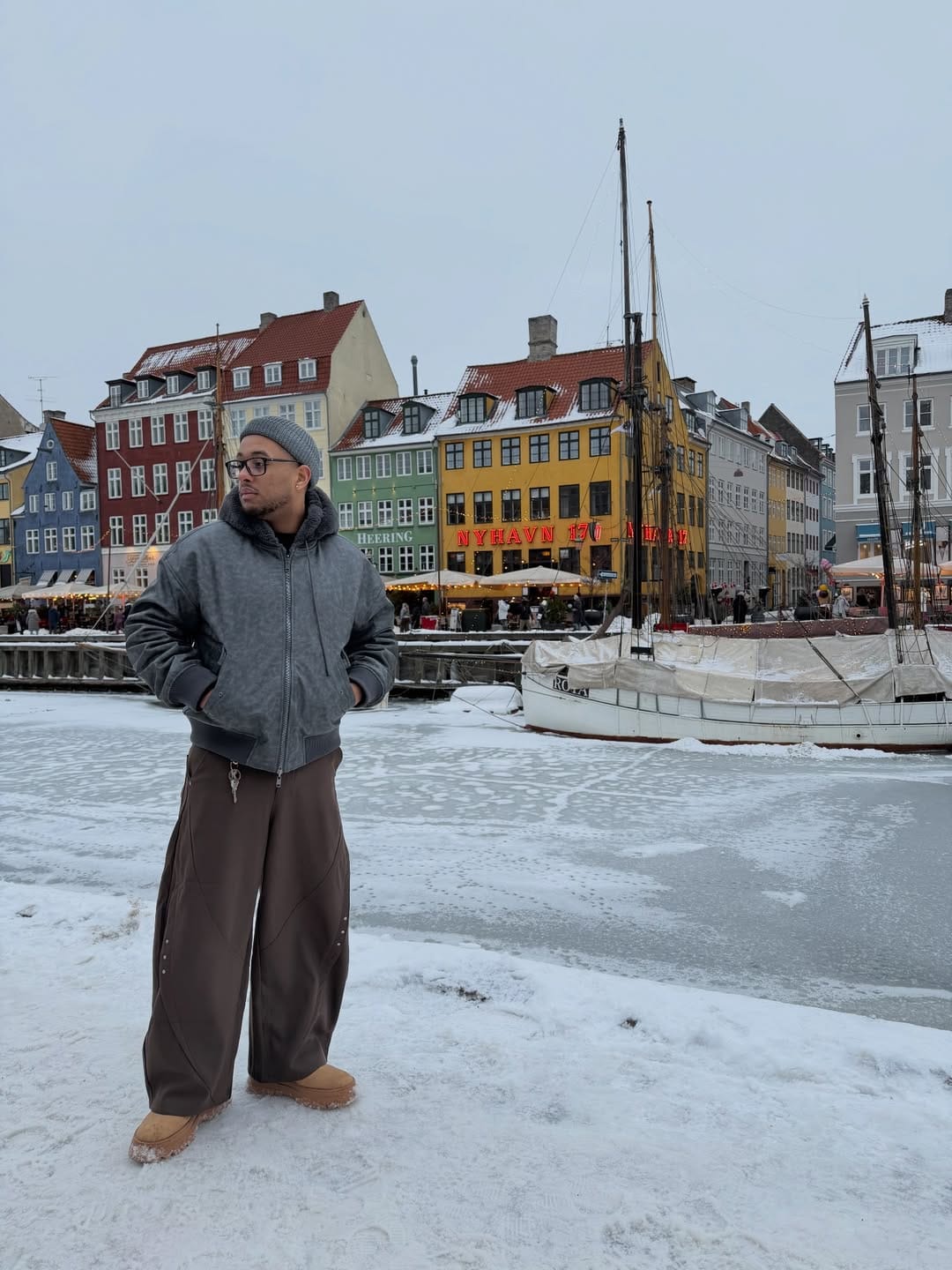 Customer photo review of Retro Unisex Barrel Baggy Pants - 2450