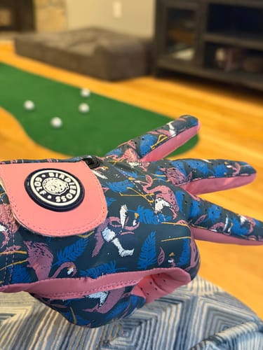 Customer photo review of Blue Flamingo Glove