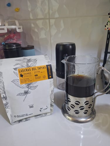 Customer photo review of Colombia | Laderas del Tapias Bolsa 1 KG | GRANO ENTERO