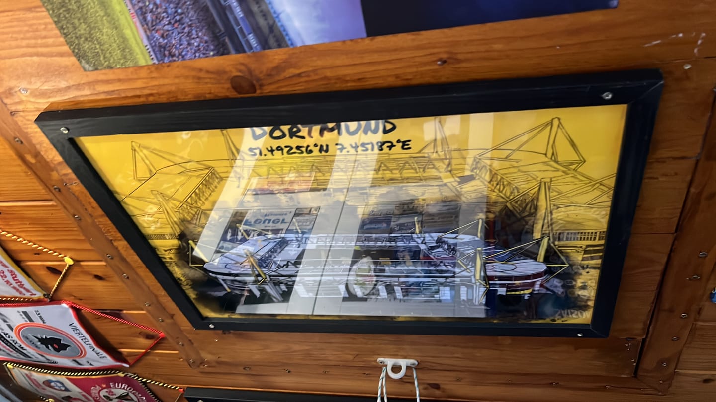 Customer photo review of Stadion Poster Dortmund Art Print