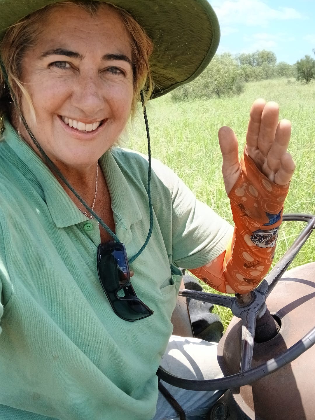 Customer photo review of Gardening Protection Sleeves - Piranha
