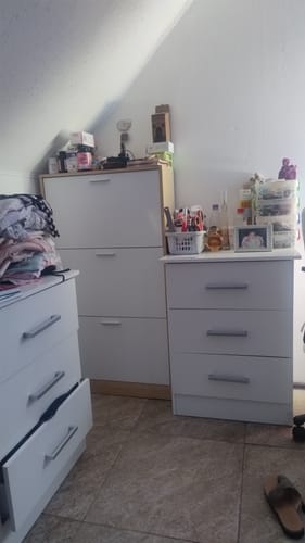 Customer photo review of Zapatera Organizador 3 niveles compacta para 18 Pares