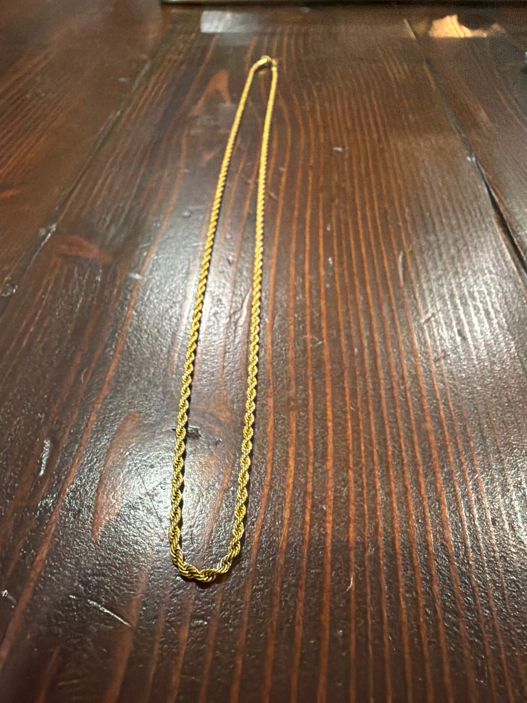 Customer photo review of 2mm Chaîne Corde (Or)