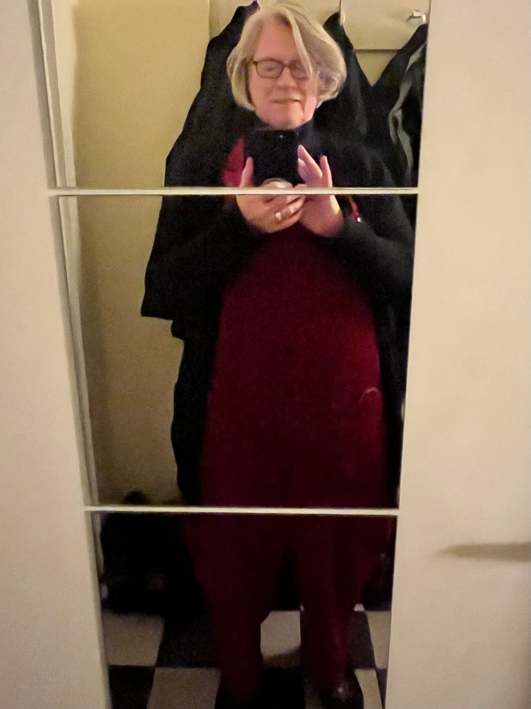 Customer photo review of Plus Size Women Vintage Solid Corduroy Jumpsuits